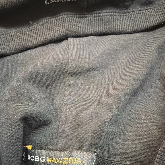 BCBG Max Azria Black Rhinestone Tracksuit Set – Size M 1758 - Picture 4 of 9